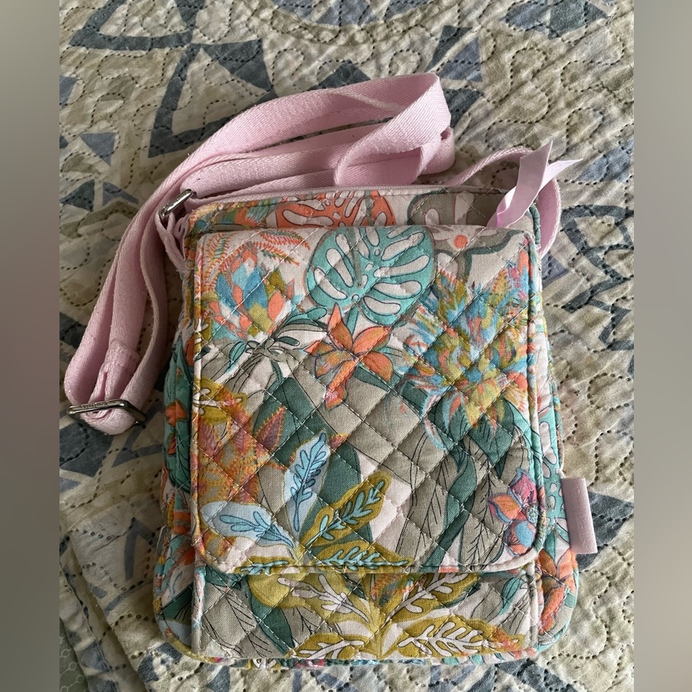 Vera Bradley Women’s Cotton Mini Totepack Cloud Vine Multi